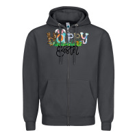 Smoke Happy Easter Zipper Hoodie - CowhideDigitalArt