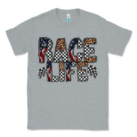 Heather Grey race life Classic Tee - RacoonDesign