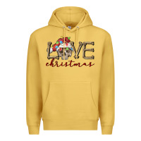 Antique Gold skull love christmas Premium Hoodie - FaDigitalArtStudio