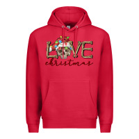 Cardinal skull love christmas Premium Hoodie - FaDigitalArtStudio