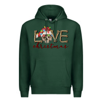 Sports Green skull love christmas Premium Hoodie - FaDigitalArtStudio