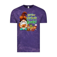 Cloud Purple Get your fat pants ready Vintage Tee - NancyCooperArtShop