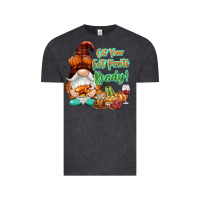 Vintage Black Get your fat pants ready Vintage Tee - NancyCooperArtShop