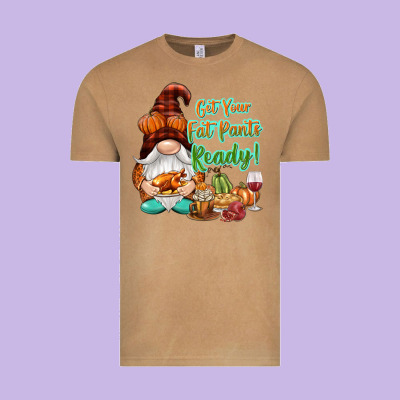 Get Your Fat Pants Ready Vintage Tee Designed By Nancycooperartshop