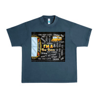 Midnight Navy i'm a bus driver school bus black Urban Heavy Tee - TumblerDesignByShophia