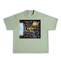 Oil Green i'm a bus driver school bus black Urban Heavy Tee - TumblerDesignByShophia