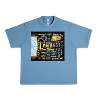 Pebble Blue i'm a bus driver school bus black Urban Heavy Tee - TumblerDesignByShophia