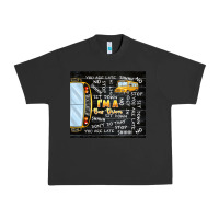 Pigment Black i'm a bus driver school bus black Urban Heavy Tee - TumblerDesignByShophia
