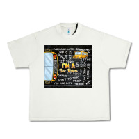 Pistachio i'm a bus driver school bus black Urban Heavy Tee - TumblerDesignByShophia