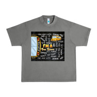 Tornado i'm a bus driver school bus black Urban Heavy Tee - TumblerDesignByShophia