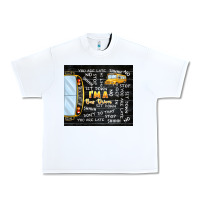 White i'm a bus driver school bus black Urban Heavy Tee - TumblerDesignByShophia