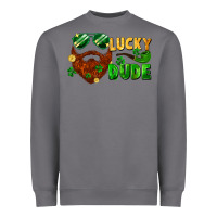 Storm lucky dude saint patrick's bearded man Heavyweight Sweatshirt - FaDigitalArtStudio