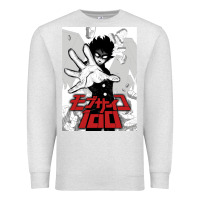 Oatmeal Heather mob psyco 100   % Premium Sweatshirt - lanVoArt