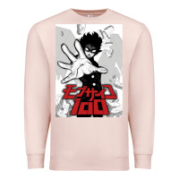 Pale Pink mob psyco 100   % Premium Sweatshirt - lanVoArt