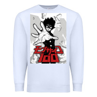 White mob psyco 100   % Premium Sweatshirt - lanVoArt