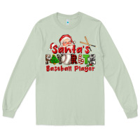 Matcha santas favorite baseball player Long Sleeve Tee - CowGirlArtShop