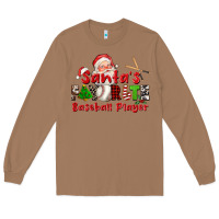 Toasted Coconut santas favorite baseball player Long Sleeve Tee - CowGirlArtShop
