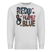 Dove Grey red wine blue Premium Sweatshirt - CowhideDigitalArt