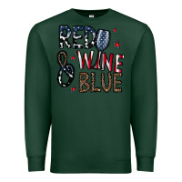 Sports Green red wine blue Premium Sweatshirt - CowhideDigitalArt