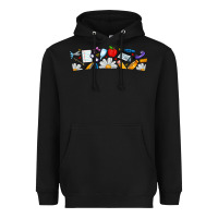 Black Best Teacher Ever Heavyweight Hoodie - CowhideDigitalArt