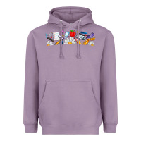 Lavender Best Teacher Ever Heavyweight Hoodie - CowhideDigitalArt