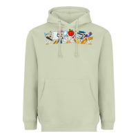 Matcha Best Teacher Ever Heavyweight Hoodie - CowhideDigitalArt