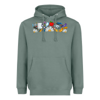 Sage Best Teacher Ever Heavyweight Hoodie - CowhideDigitalArt
