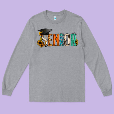 Senior 2022 Long Sleeve Tee Designed By Jasminsmagicworld