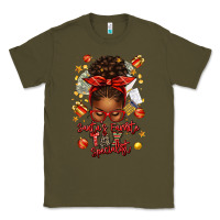 Army Green santa favorite tax specialist afro messy bun Classic Tee - texasbilliewilder