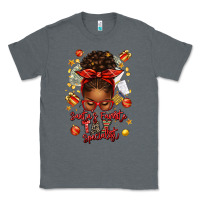 Charcoal Heather santa favorite tax specialist afro messy bun Classic Tee - texasbilliewilder