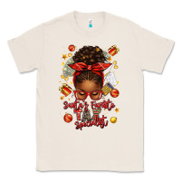Natural santa favorite tax specialist afro messy bun Classic Tee - texasbilliewilder