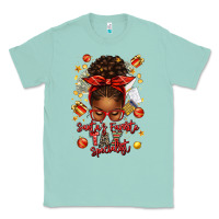 Seafoam santa favorite tax specialist afro messy bun Classic Tee - texasbilliewilder