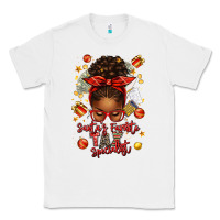 White santa favorite tax specialist afro messy bun Classic Tee - texasbilliewilder