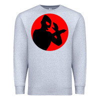 Heather Grey ultraman Premium Sweatshirt - lanVoArt