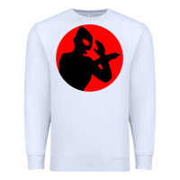 White ultraman Premium Sweatshirt - lanVoArt