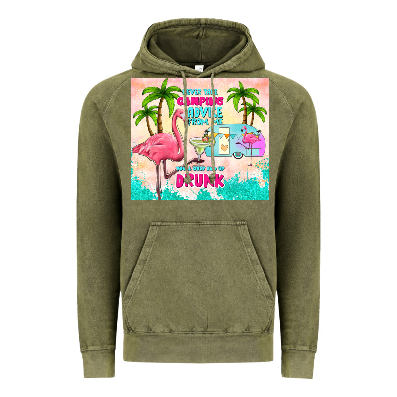 Never Take Camping Advice From Me Vintage Hoodie by TumblerDesignByShophia | Teevron