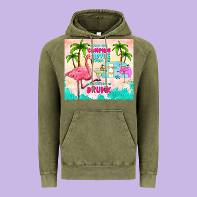 Never Take Camping Advice From Me Vintage Hoodie Designed By Tumblerdesignbyshophia