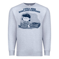 Heather Grey i still miss rowland s howard  ••••• vinyl collector fan des Premium Sweatshirt - lanVoArt