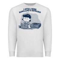 Oatmeal Heather i still miss rowland s howard  ••••• vinyl collector fan des Premium Sweatshirt - lanVoArt