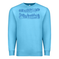 Ocean Blue collinwood mansion from dark shadows Premium Sweatshirt - lanVoArt