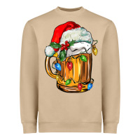 Mushroom christmas beer Heavyweight Sweatshirt - FaDigitalArtStudio