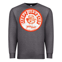 Charcoal Heather sleepy bear club   70s thrift store aesthetic Premium Sweatshirt - lanVoArt