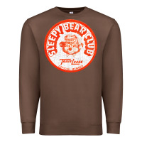 Chestnut sleepy bear club   70s thrift store aesthetic Premium Sweatshirt - lanVoArt