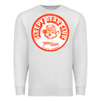 Oatmeal Heather sleepy bear club   70s thrift store aesthetic Premium Sweatshirt - lanVoArt