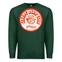 Sports Green sleepy bear club   70s thrift store aesthetic Premium Sweatshirt - lanVoArt