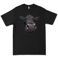 Black Black Angus Heifer Premium Tee - LillyAllenDesigns