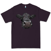 Plum Black Angus Heifer Premium Tee - LillyAllenDesigns