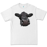 White Black Angus Heifer Premium Tee - LillyAllenDesigns