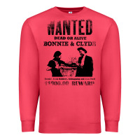 Cardinal wanted bonnie and clyde, distressed Premium Sweatshirt - lanVoArt