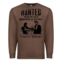Chestnut wanted bonnie and clyde, distressed Premium Sweatshirt - lanVoArt